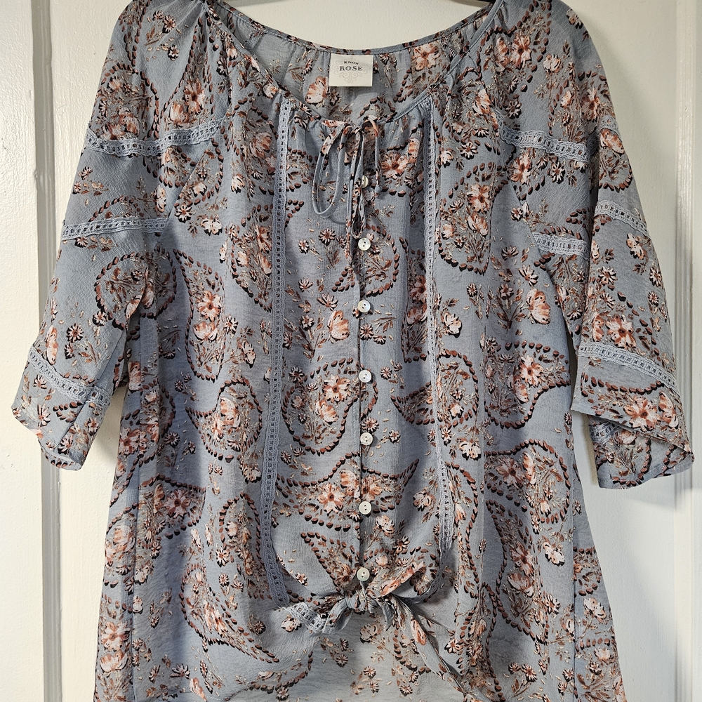 Floral Paisley Women's Top